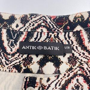 Antik Batik dress Long Sleeve Sheath Dress French designer dress sz small lined